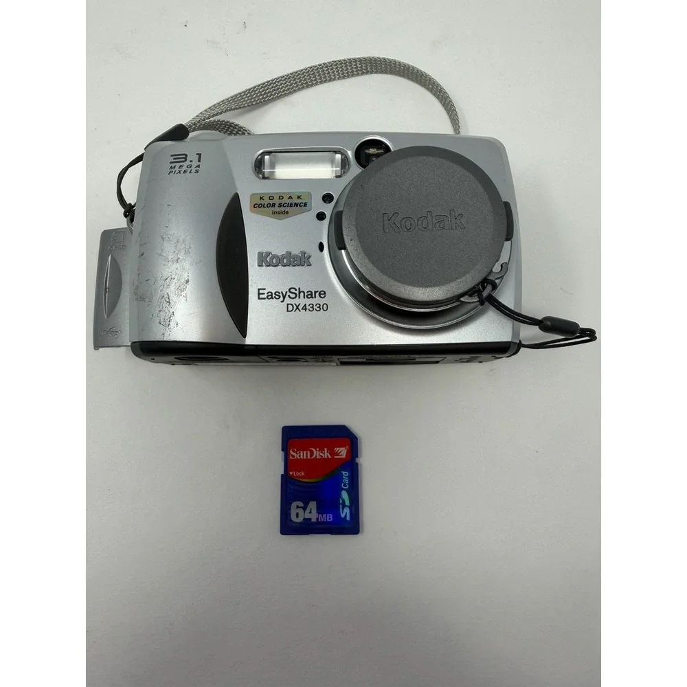 Kodak EasyShare DX4330 3.1MP Digital Camera - Silver Tested/SD‎ Card